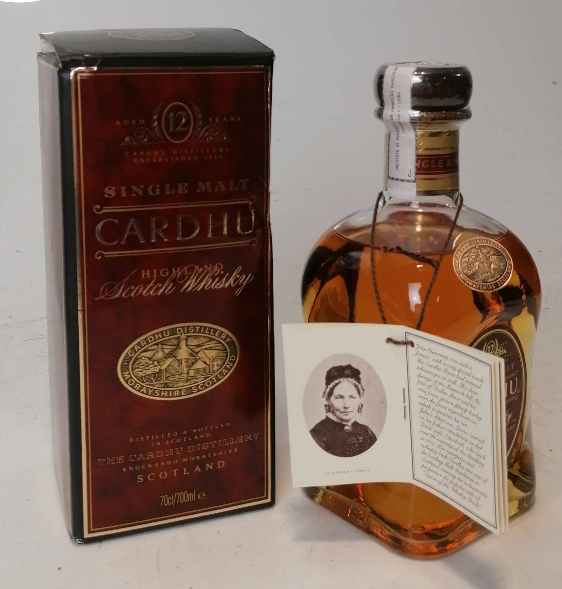 Whisky Cardhu Anos Bidding