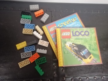 Saco com 20 Bricks e Dois CDs da LEGO® CREATOR (usados)