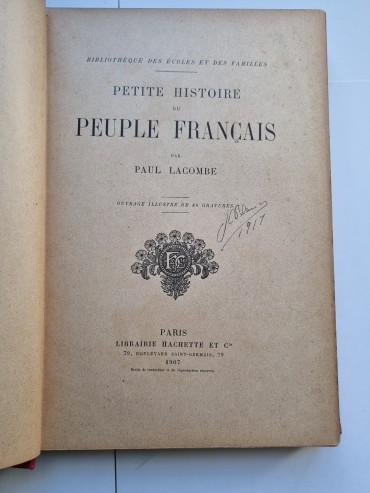 PETITE HISTOIRE DU PEUPLE FRANÇAIS