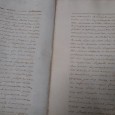 Manuscrito sobre papel, 3 bifólios, assinado, com sinal publico