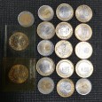 13 moedas de 200$ e 5 moedas de 100$