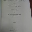 DISCURSO HISTORICO E CRITICO ACERCA DO PADRE ANTONIO VIEIRA E DAS SUAS OBRAS