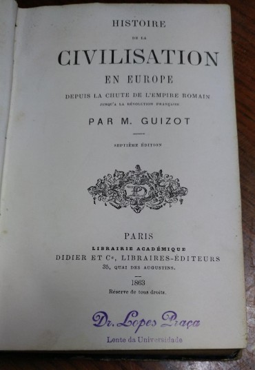 HISTOIRE DE LA CIVILISATION EN EUROPE