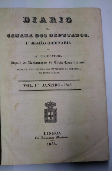 DIARIO DA CAMARA DOS DEPUTADOS 1846