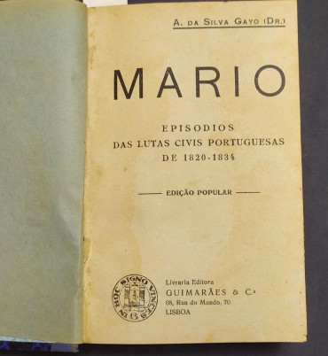 MARIO EPISODIOS DAS LUTAS CIVIS PORTUGUESAS DE 1820-1834