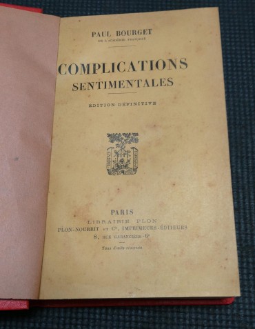 COMPLICATIONS SENTIMENTALES