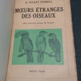 MOEURS ÉTRANGES DES OISEAUX