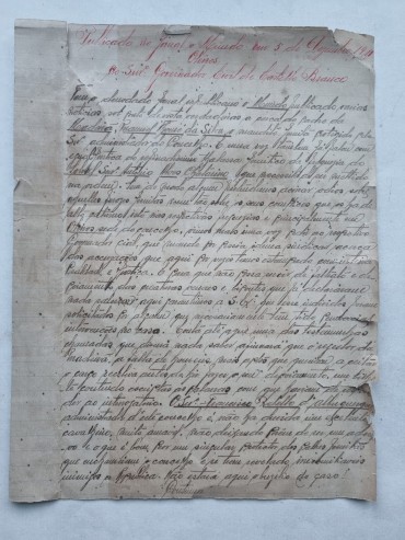 MANUSCRITO CARBORNÁRIO