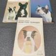 Três livros sobre raças Buldogue e Terrier