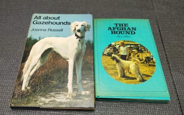 Dois livros sobre galgos 