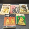 Lote de livros diversos sobre cães 