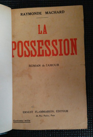 LA POSSESSION