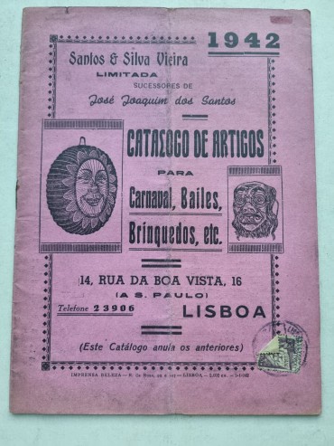 CATÁLOGO DE ARTIGOS PARA CARNAVAL, BAILES, BRINQUEDOS, ETC