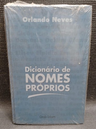 DICIONÁRIO DE NOMES PRÓPRIOS