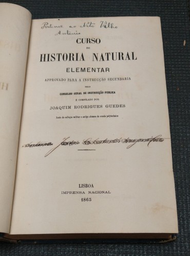 CURSO DE HISTORIA NATURAL ELEMENTAR