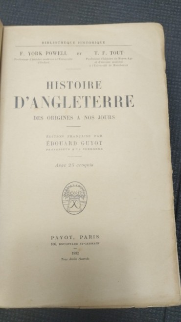 Histoire d'Angleterre 