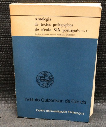 Antologia de textos pedagógicos do século XIX português 