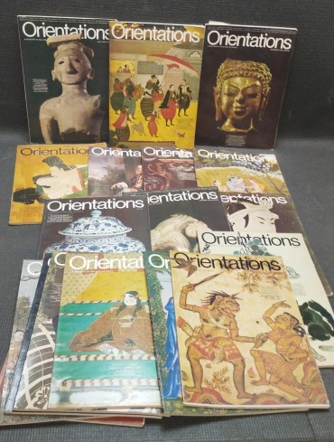 Lote de revistas ORIENTATIONS 