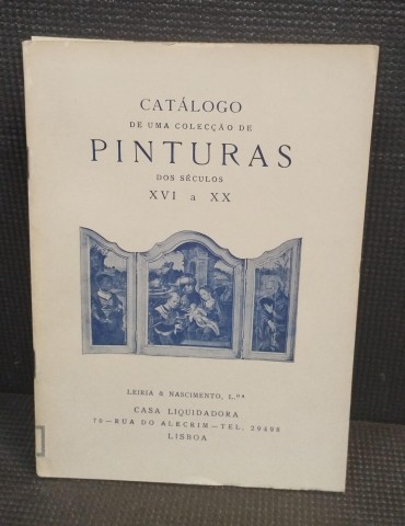 Catálogo de uma colecção de pinturas dos séculos XVI e XX 