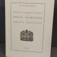 Oração e juramento médico de Moisés Maimonde e Amato Lusitano  