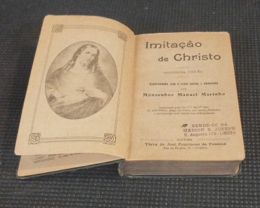 Imitação de Christo - Confrontada com o texto latino e annotada por Monsenhor Manuel Marinho 