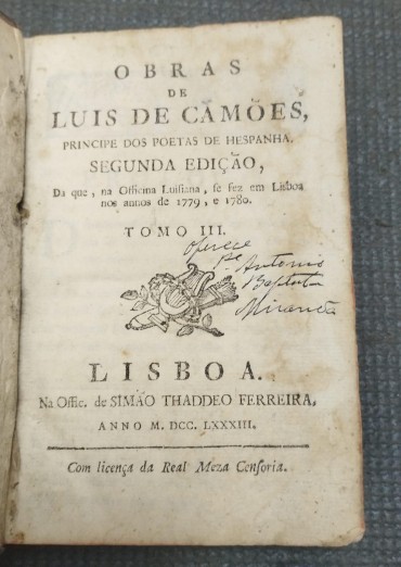 «Obras de Luis de Camões»