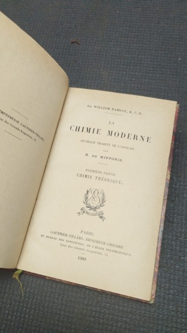 «La chimie moderne»