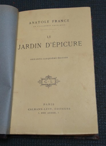 LE JARDIN D'EPICURE