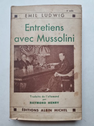 ENTRETIENS AVEC MOSSULINI