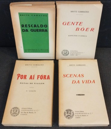 Quatro livros de Brito Camacho 