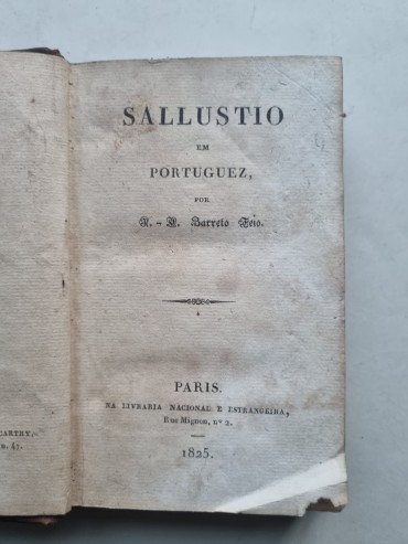 SALLUSTIO EM PORTUGUÊS