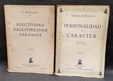 Dois livros sobre estudos de personalidade 