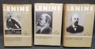 Três livros sobre Lenin