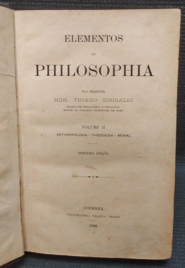 «Elementos de philosophia»