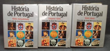 «História de Portugal» - 3 volumes 