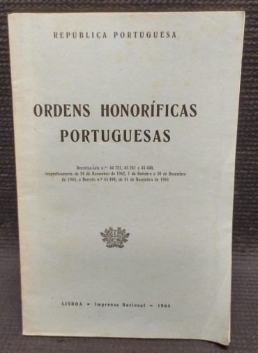 «Ordens honoríficas portuguesas»