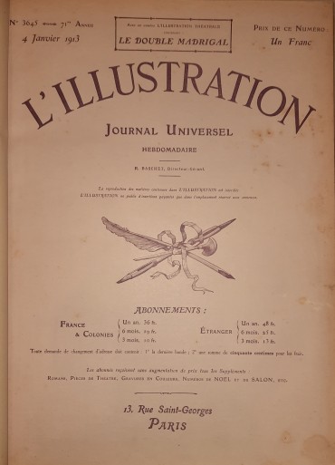 L´Illustration, Journal Universel (1913)