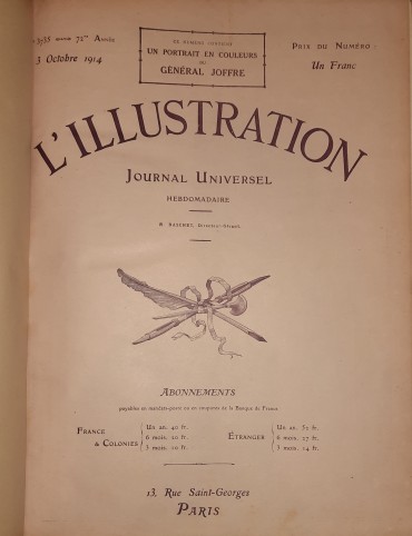 L´Illustration, Journal Universel (1914)