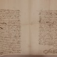 Lote de (4) Manuscritos Interessantes	