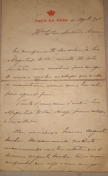 Manuscrito 4 de Agosto 1905