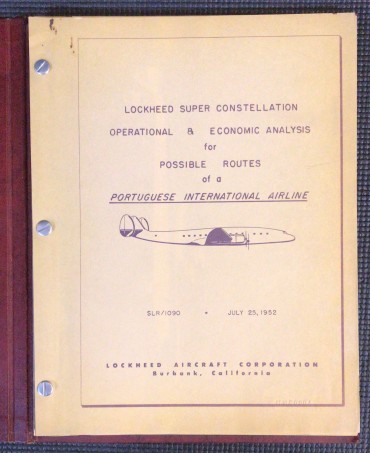 «Lockheed Super Constellation Operational and Economic Analysis for Possible Routes of a Portuguese National Airline»