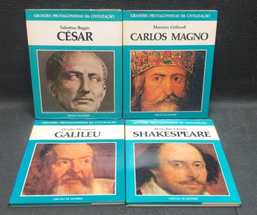 «Grandes Protagonistas da Civilização: Carlos Magno, César, Shakespeare e Galileu»