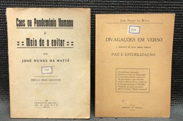 «Caos ou Pandemónio Humano e Meio de o Evitar / Divagações em Verso - A Respeito de Duas Irmãs Gémeas Paz e Esterilização»