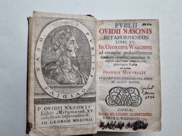 OVIDII NASONIS METAMORPHOSEON – 1714