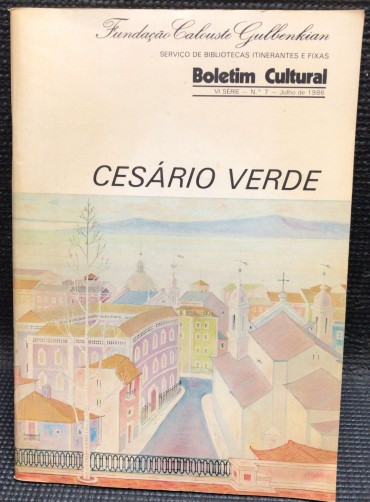 «Boletim Cultural - Julho de 1986 - Cesário Verde»