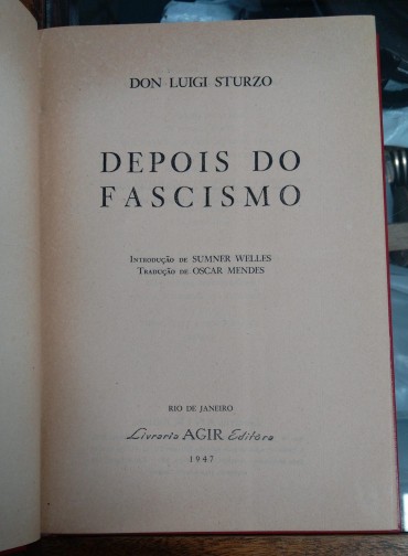 DEPOIS DO FASCISMO