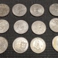 12 moedas comemorativas 