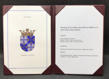 «Descrição do Ex-Libris Referenciado na Biblioteca de João Álvaro d' Eça Teixeira»