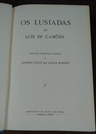 OS LUSIADAS DE LUIS DE CAMÕES