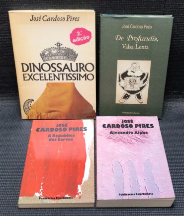 «Lote 4 Livros José Cardoso Pires» 